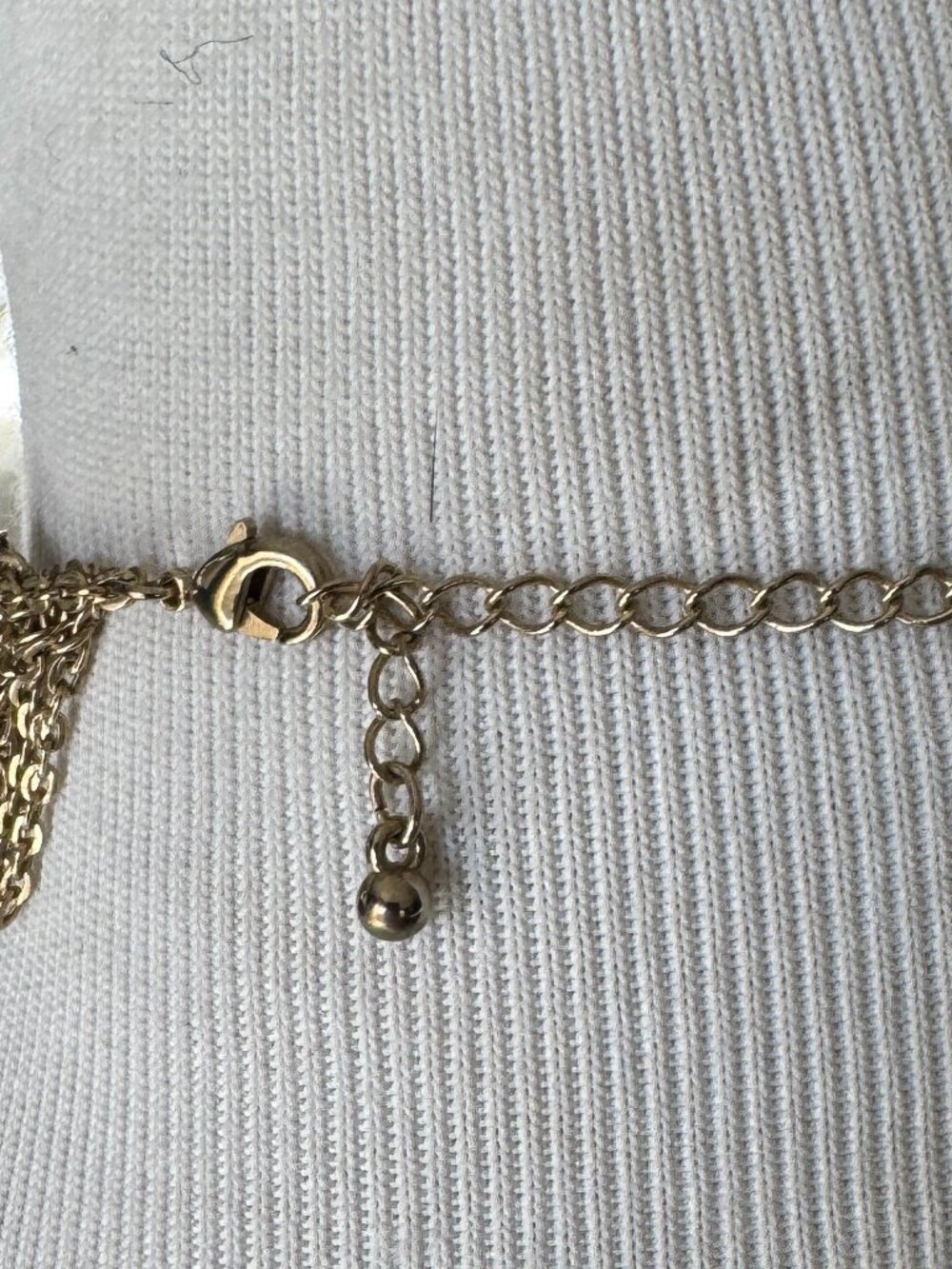 Baublebar Cascading Layered Gold Chain/Fringe Statement Necklace,Great Condition - Picture 5 of 5